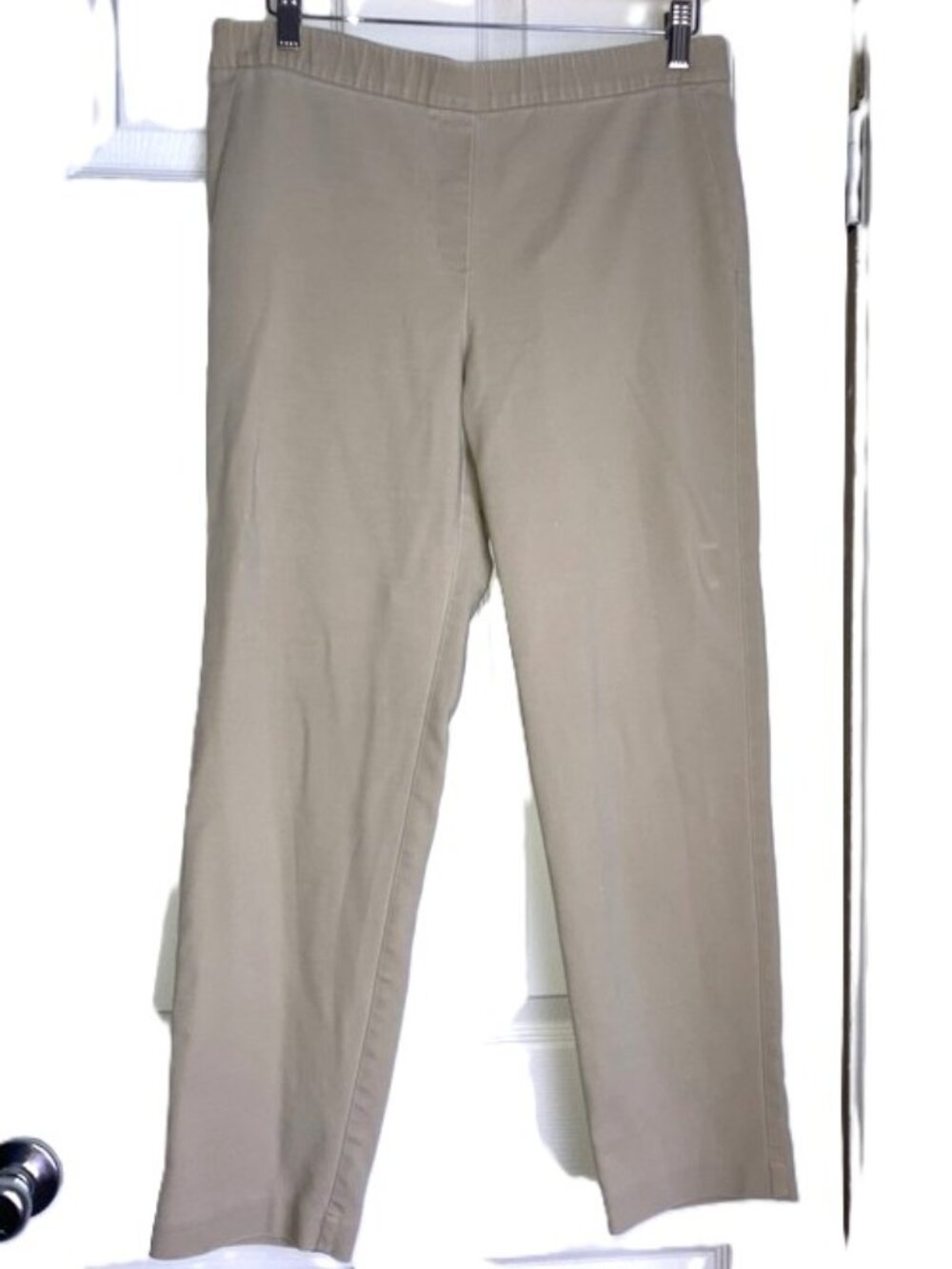 J. JILL Pull-On Career Casual Beige Stretch Slacks – Women’s Size 12